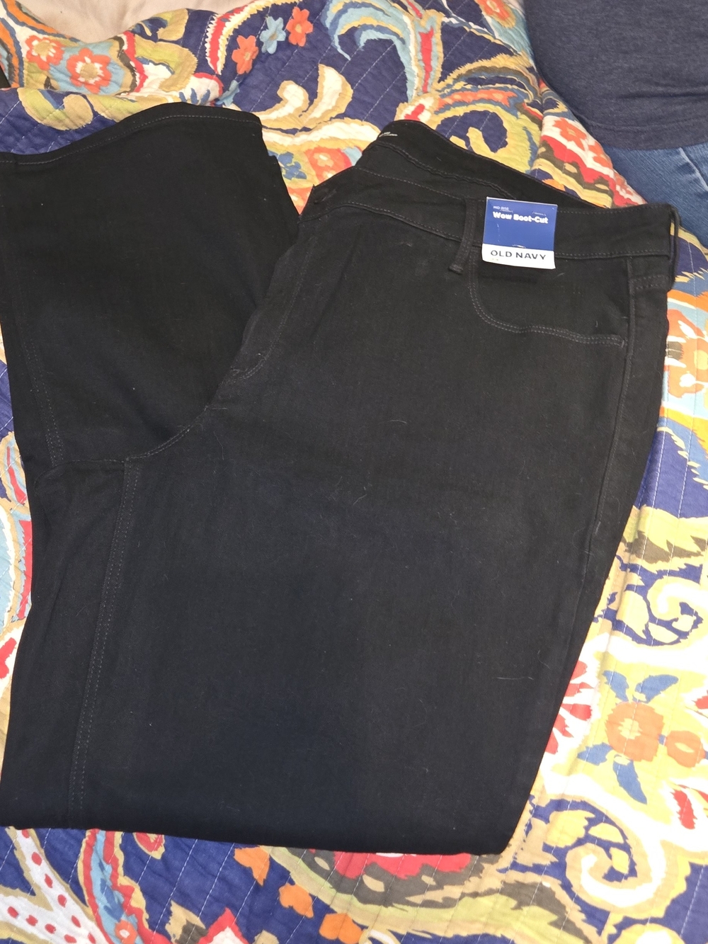 Old Navy Black Women’s Boot Cut Jeans - Picture 2 of 4